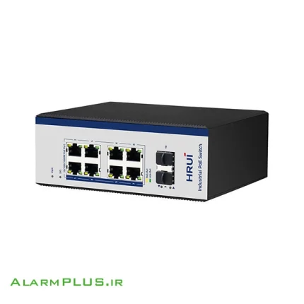 سوئیچ صنعتی PoE گیگ مدل HR600-AFGM-82AS اچ آر یو آی