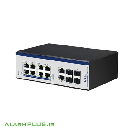 سوئیچ صنعتی PoE گیگ مدل HR600-AFGM-SWG20824S اچ آر یو آی
