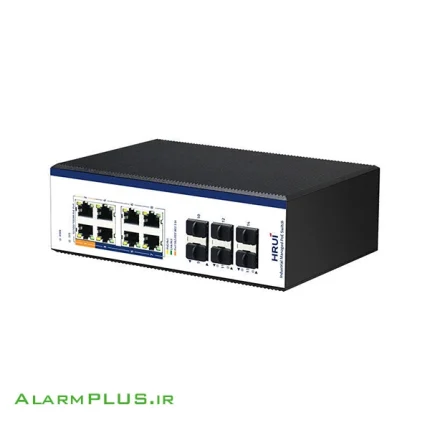 سوئیچ صنعتی PoE گیگ مدل HR600-AXGM-SWG2086S اچ آر یو آی