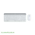 ست موس و کیبورد با سیم مدل MK470 White لاجیتک