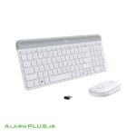 ست موس و کیبورد با سیم مدل MK470 White لاجیتک