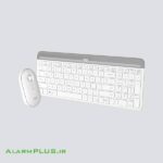 ست موس و کیبورد با سیم مدل MK470 White لاجیتک